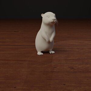 Otter Mini Figure 2.5 Inches
